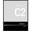 Nielsen Marco de aluminio C2 estructura negro mate 40x50 cm cristal acrílico