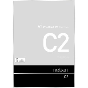 Nielsen Marco de aluminio C2 blanco brillo 59,4x84,1 cm...
