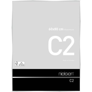 Nielsen Marco de aluminio C2 blanco brillo 60x80 cm...