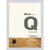 Nielsen Marco de madera a presión Quadrum 21x29,7 cm blanco nieve
