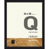 Nielsen Marco Cambiador de Madera Quadrum 24x30 cm negro cuervo