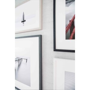 Nielsen Marco de madera a presión Quadrum 24x30 cm blanco opaco
