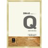Marco a presión de madera Nielsen Quadrum 29,7x42 cm dorado
