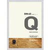 Nielsen Marco de madera a presión Quadrum 29,7x42 cm blanco nieve