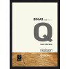 Nielsen Cambiador de Madera Quadrum 29,7x42 cm negro cuervo