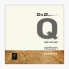 Nielsen Marco de madera a presión Quadrum 20x20 cm blanco opaco