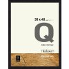 Nielsen Quadrum marco de madera 30x40 cm negro cuervo perfil normal de bloque de cristal