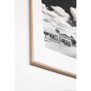 Nielsen Marco de madera a presión Quadrum 13x18 cm blanco opaco