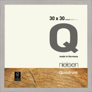 Marco de madera con clip Nielsen Quadrum 30x30 cm gris...