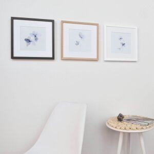 Marco de madera Nielsen Quadrum 30x30 cm blanco opaco