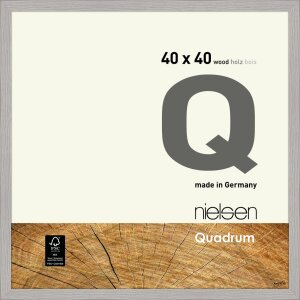 Nielsen marco de madera con clip Quadrum 40x40 cm gris...