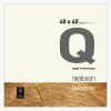 Nielsen Marco de madera a presión Quadrum 40x40 cm blanco opaco