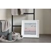 Nielsen Marco de madera a presión Quadrum 40x40 cm blanco opaco