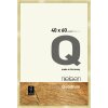 Marco a presión de madera Nielsen Quadrum 40x60 cm dorado