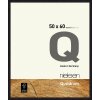Nielsen Quadrum marco de madera 50x60 cm negro cuervo