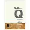 Nielsen Marco de madera a presión Quadrum 50x70 cm blanco opaco