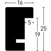 Nielsen Marco de madera a presión Quadrum 59,4x84,1 cm blanco opaco