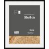 Marco de madera Nielsen Skava negro 50x60 cm con paspartú