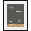 Marco de madera Nielsen Skava negro 40x50 cm incl. passe-partout