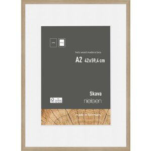 Marco de madera Nielsen roble Skava 42x59,4 cm con...