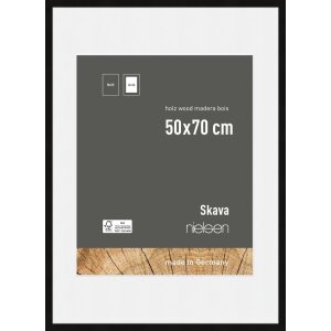 Nielsen marco de madera Skava negro 50x70 cm...
