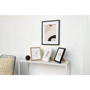 Nielsen marco de madera Skava negro 50x70 cm passe-partout 40x60 cm