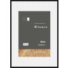Marco de madera Nielsen Skava negro 59,4x84,1 cm con passepartout 42x59,4 cm