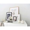 Marco de madera Nielsen Skava blanco 59,4x84,1 cm con passepartout 42x59,4 cm