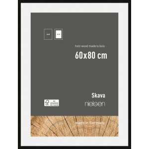 Marco de madera Nielsen Skava Negro 60x80 cm con...