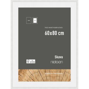 Marco de madera Nielsen Skava Blanco 60x80 cm con...
