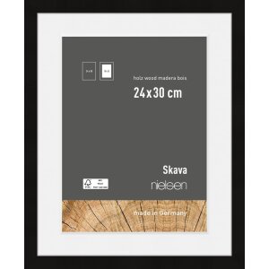 Marco de madera Nielsen Skava negro 24x30 cm con...