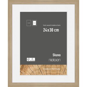 Marco de madera Nielsen roble Skava 24x30 cm con...