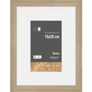 Marco de madera Nielsen roble Skava 15x20 cm con...
