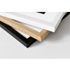 Marco de madera Nielsen Skava negro 29,x7x42 cm con passepartout 21x29,7 cm