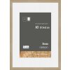Nielsen Marco de madera Skava roble 29,x7x42 cm con passepartout 21x29,7 cm