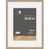 Marco de madera Nielsen roble Skava 30x40 cm con passepartout 21x29,7 cm