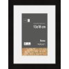 Marco de madera Nielsen Skava Negro 13x18 cm con Passepartout 9x13 cm