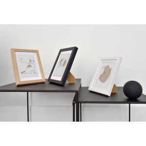 Marco de madera Nielsen Skava Blanco 13x18 cm con Passepartout 9x13 cm