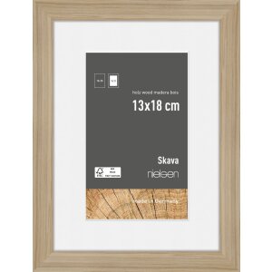 Marco de madera Nielsen roble Skava 13x18 cm con...