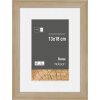Marco de madera Nielsen roble Skava 13x18 cm con passepartout 9x13 cm