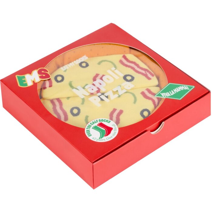 EatMySocks paquete doble de calcetines de tripulación Napoli Pizza Full