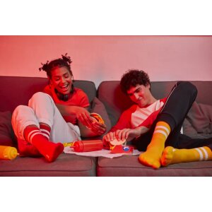 EatMySocks paquete doble de calcetines de tripulación Ketchup & Mostaza