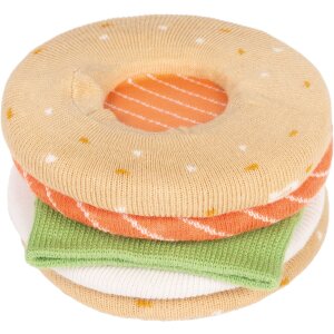 EatMySocks calcetines de tripulación Salmón Bagel
