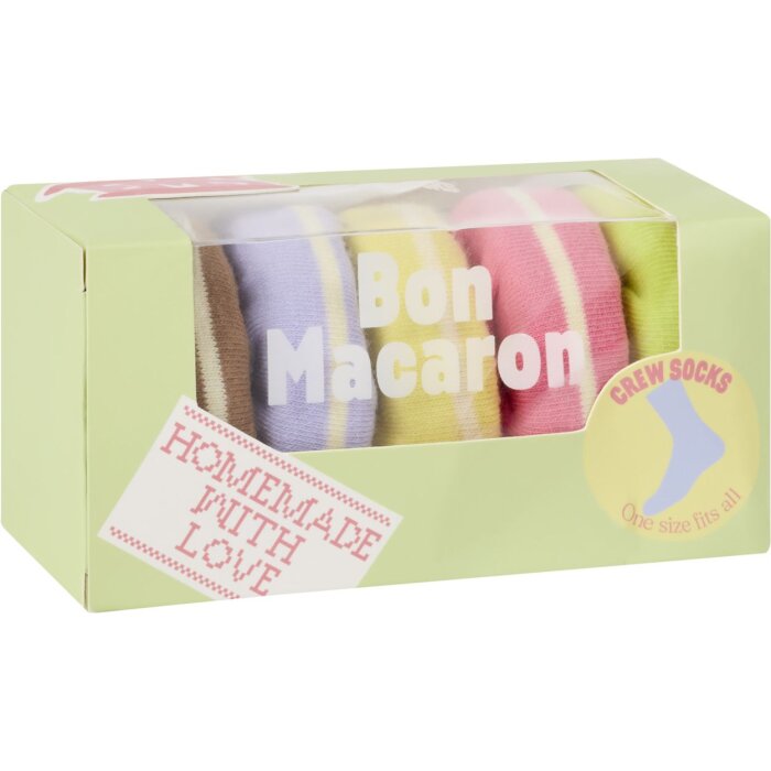 EatMySocks calcetines de tripulación Bon Macaron
