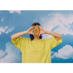 EatMySocks calcetines largos Juicy Papaya
