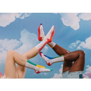 EatMySocks Calcetines largos Rainbow Dream Pinky
