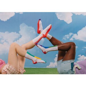EatMySocks Calcetines largos Rainbow Dream Pinky