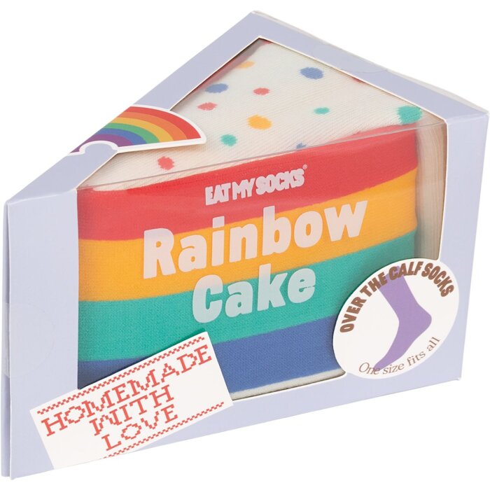 EatMySocks calcetines largos Rainbow Cake