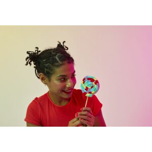 EatMySocks Calcetines Largos Sweet Lollipop Rainbow Lollipop Talla Única