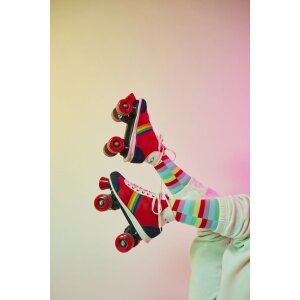 EatMySocks Calcetines Largos Sweet Lollipop Rainbow Lollipop Talla Única